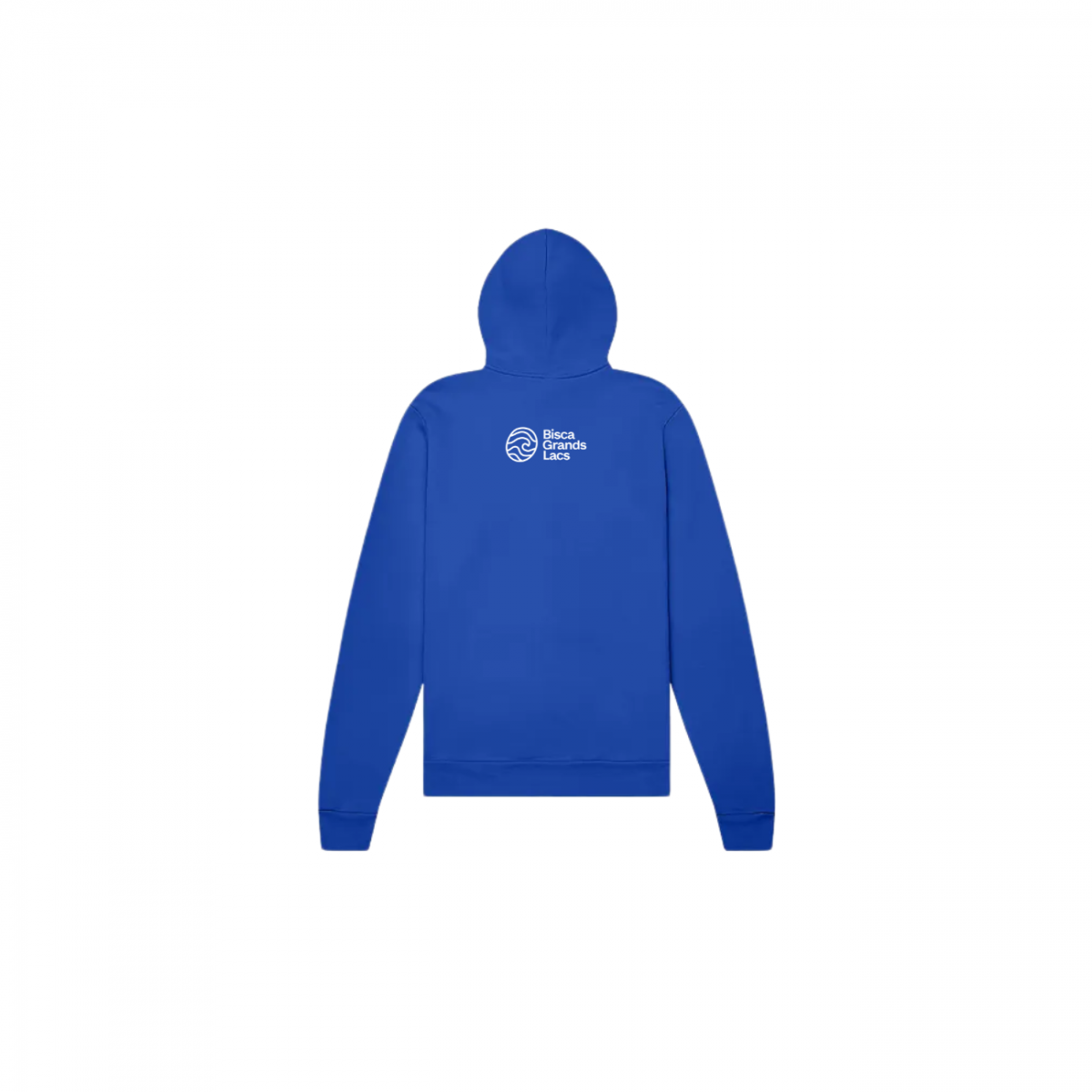 Sweat bleu zippé dos
