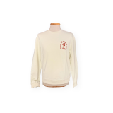 Sweat col rond beige