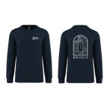sweat navy col rond arche