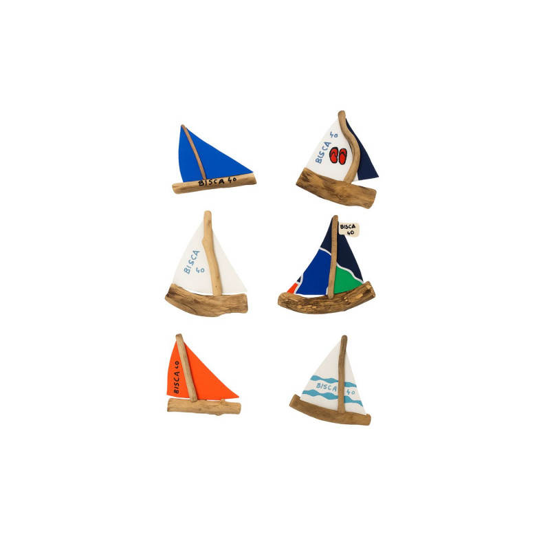 Bateau bois flotté magnet